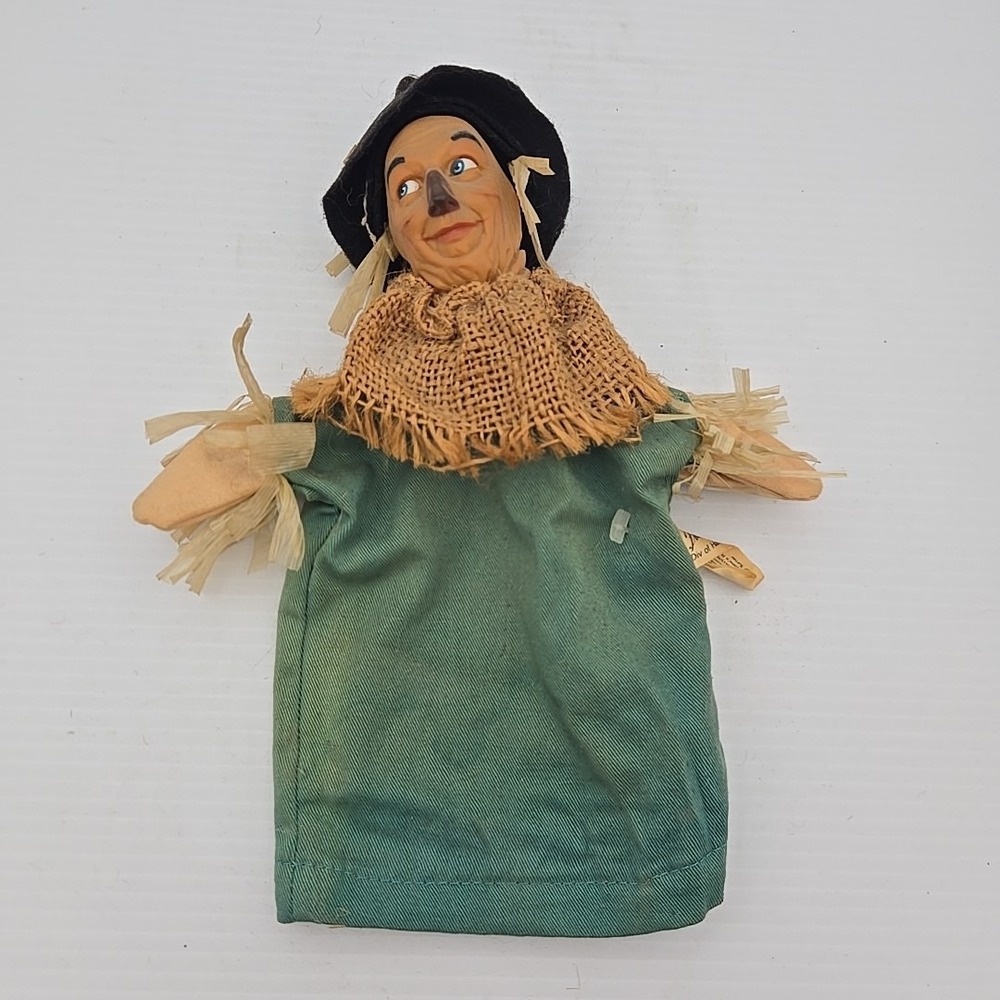 1987 THE WIZARD OF OZ‎ SCARECROW PUPPET PRESENTS HAMILTON GIFTS DOLL VTG